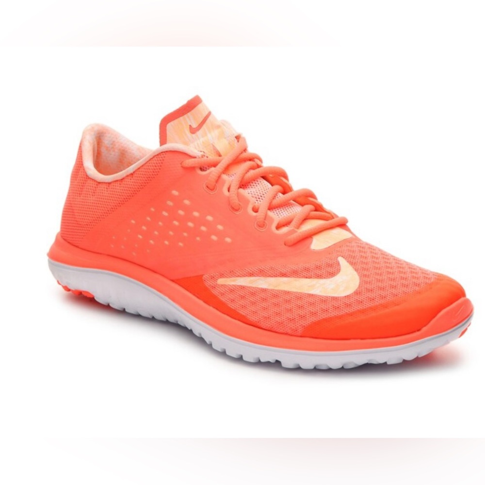 Nike Lite Run 3 FitSole Running Shoes, Orange Coral, Size 6.5